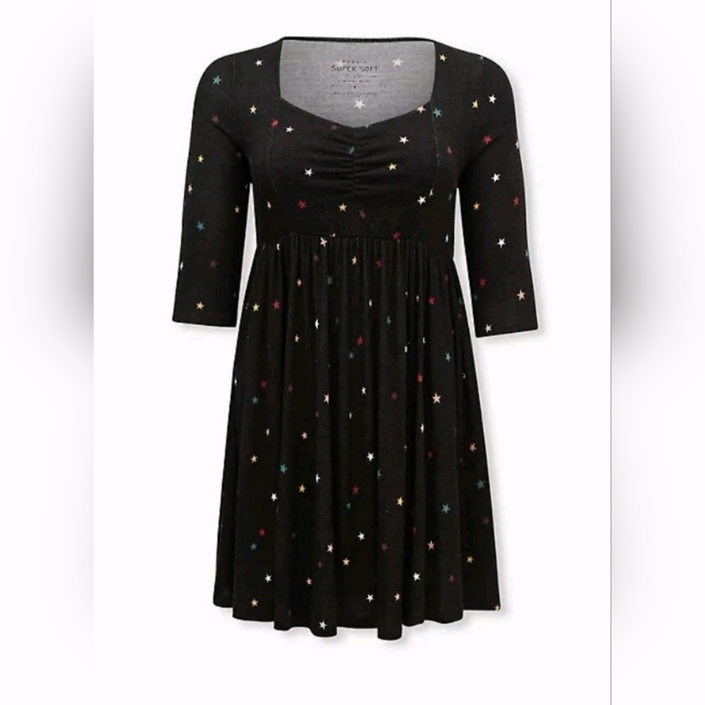 Torrid Super Soft Plush Starry Dress